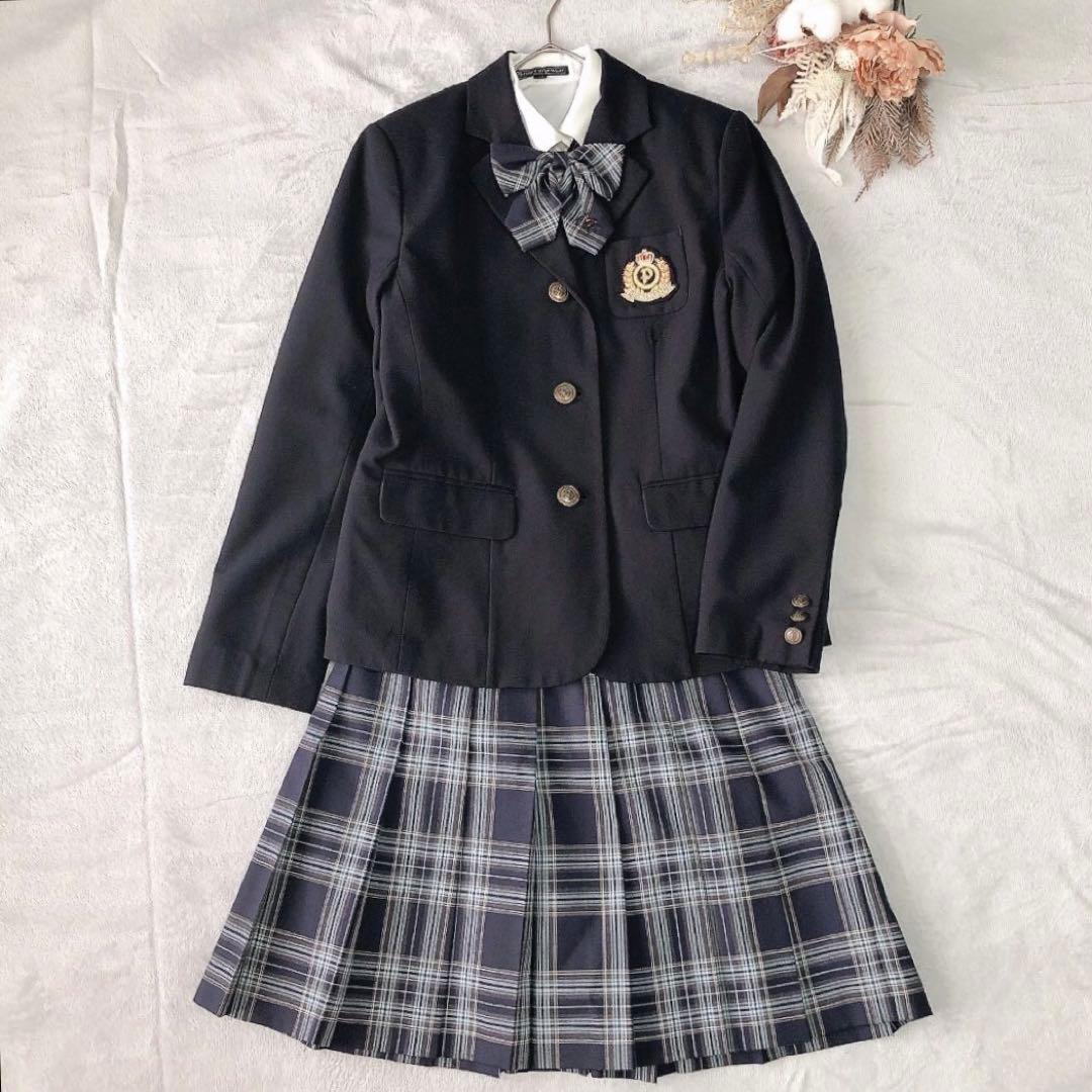 pom ponette 卒服 4点セット ブレザー スカート ワッペン 160