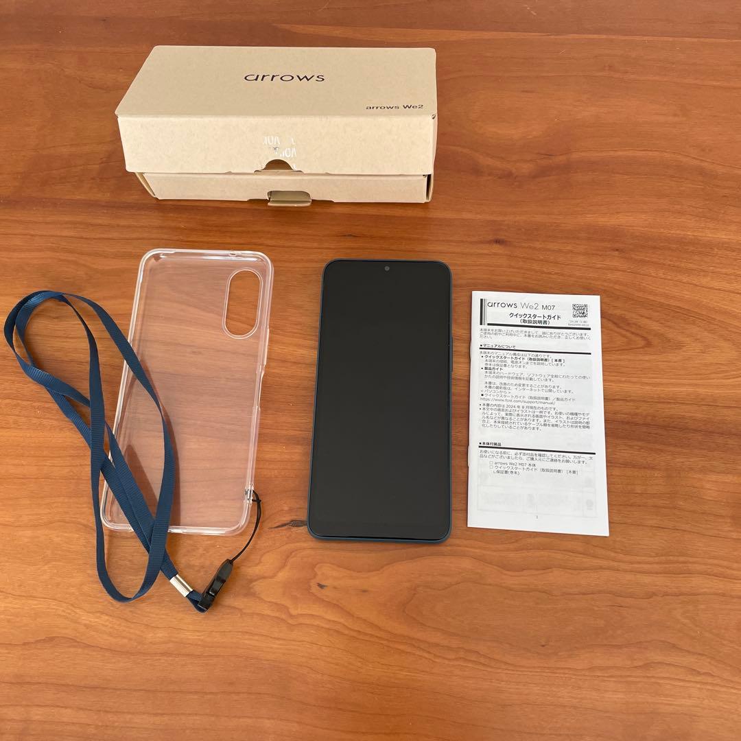 arrows We2 M07 本体　ネイビーグリーン　 ケースストラップ付き