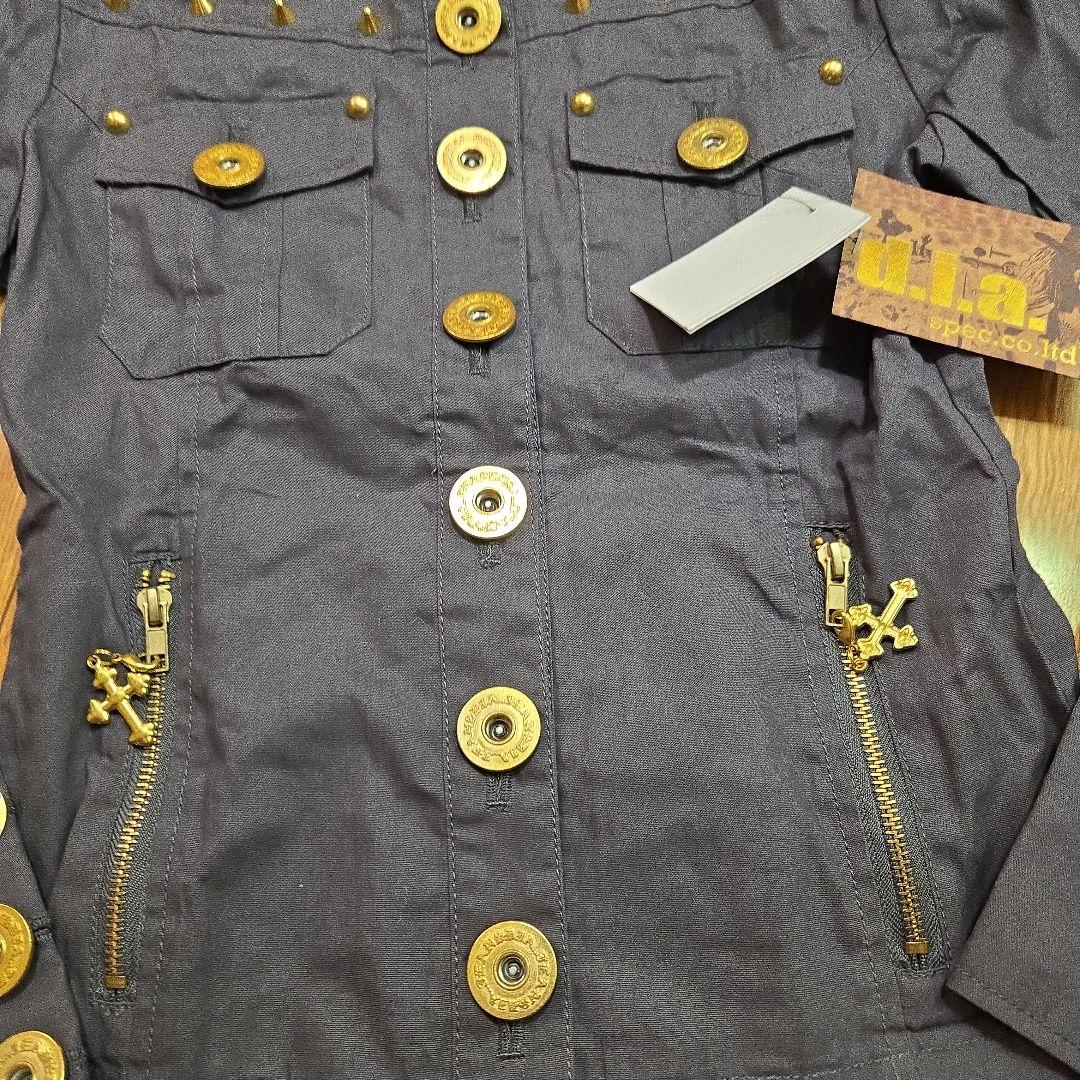 d.i.a. ダイヤ ジャケットシャツ 刺繍シャツ スタッズ 十字架 y2k