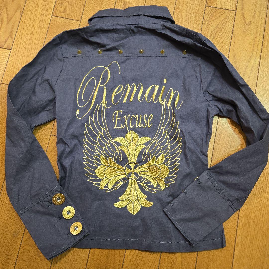 d.i.a. ダイヤ ジャケットシャツ 刺繍シャツ スタッズ 十字架 y2k