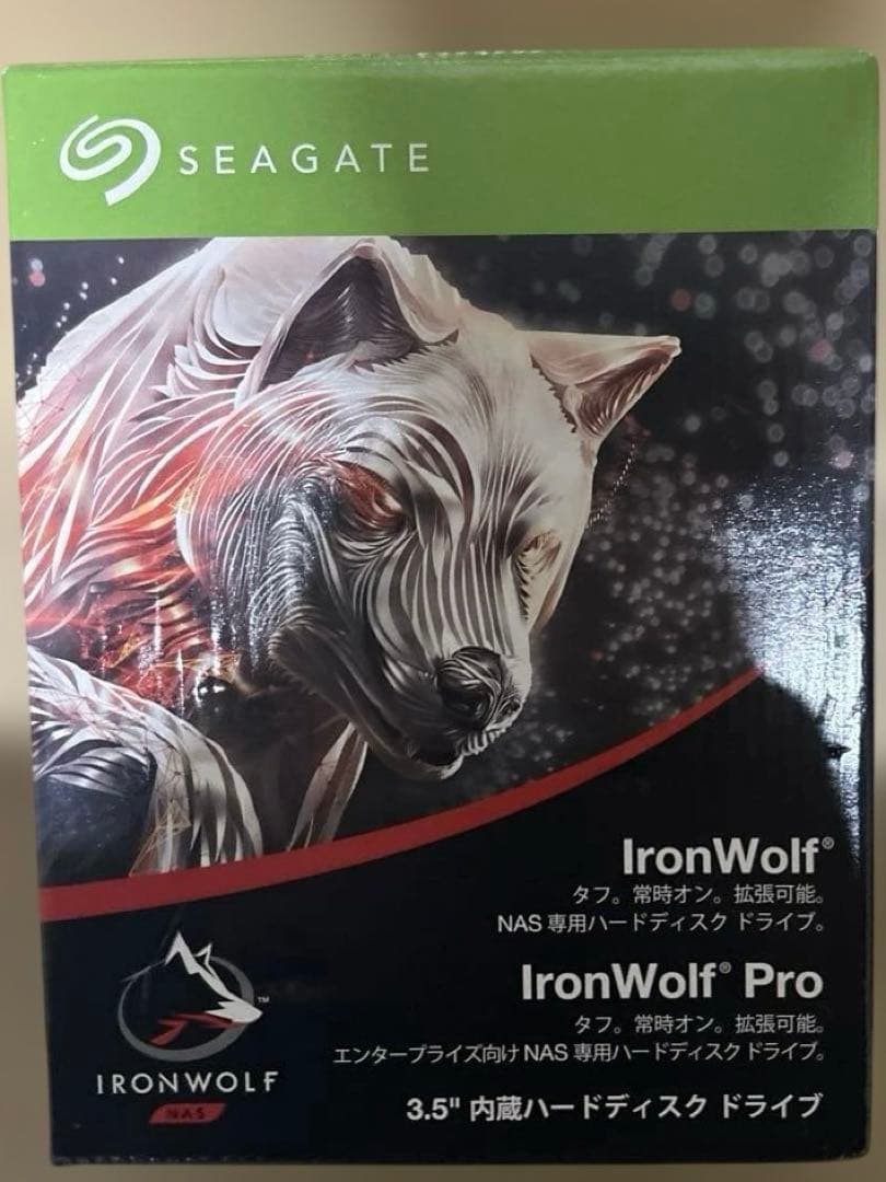 内蔵型ハードディスクドライブ Seagate IronWolf NAS HDD 6TB ST6000VN006