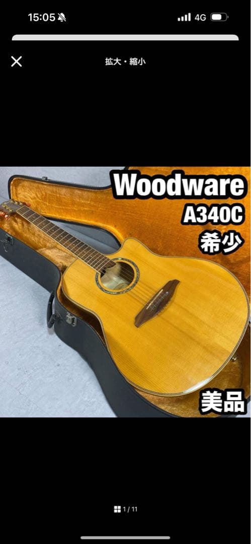 Fernandes Woodware A340C ギター