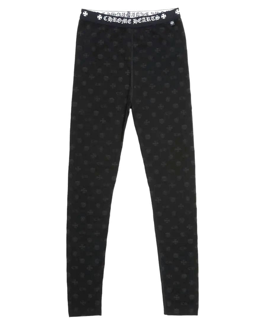 Chrome Hearts Leggings Logo×Black Msize