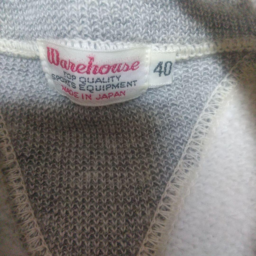 Warehouse グレー クルーネック トレーナー 40 裏起毛 丸胴