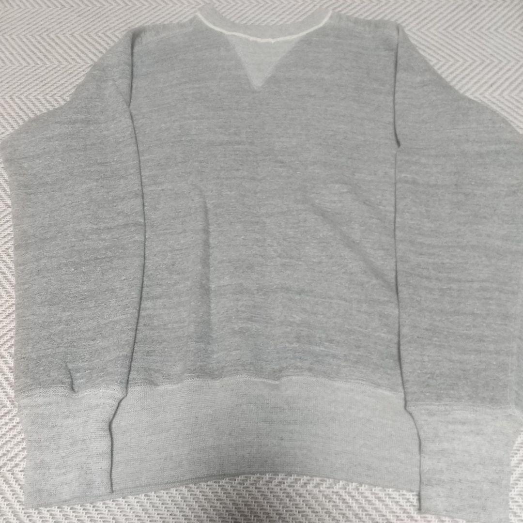 Warehouse グレー クルーネック トレーナー 40 裏起毛 丸胴