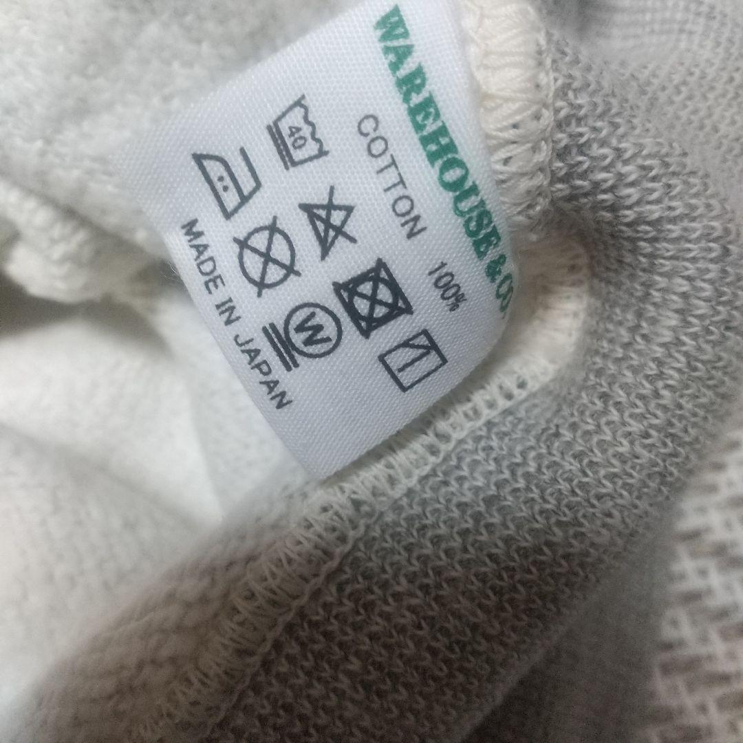 Warehouse グレー クルーネック トレーナー 40 裏起毛 丸胴