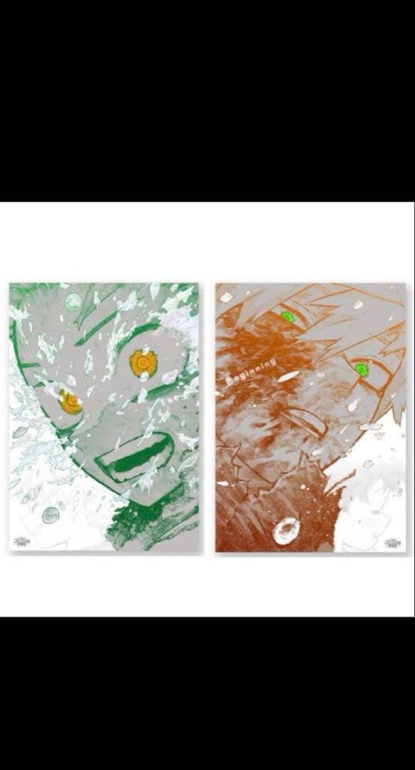 僕のヒーローアカデミア　A2アートポスター2枚セット