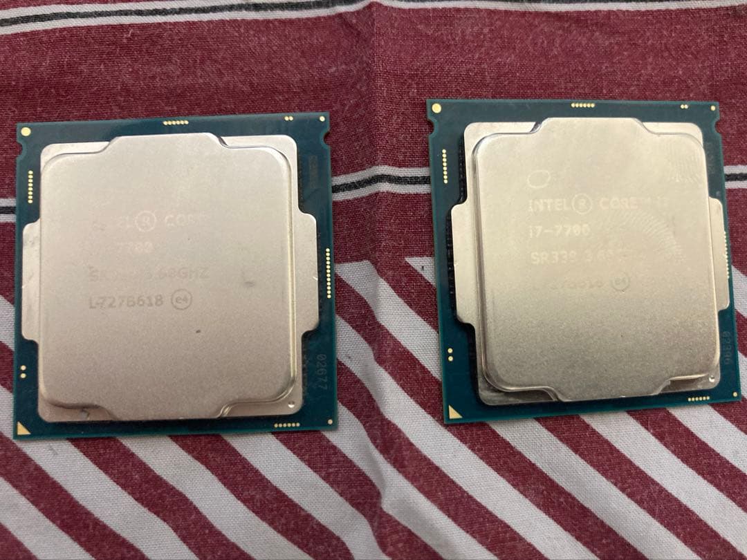 INTEL Core i7-7700 2個セット