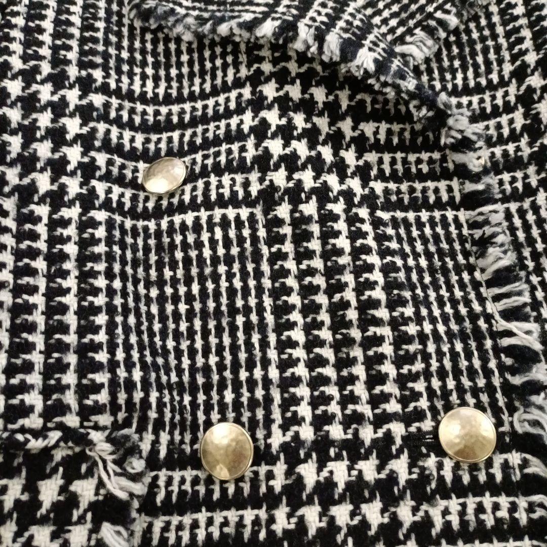 新品タグ付きノーリーズsophi 千鳥格子　ジャケット　金ボタン