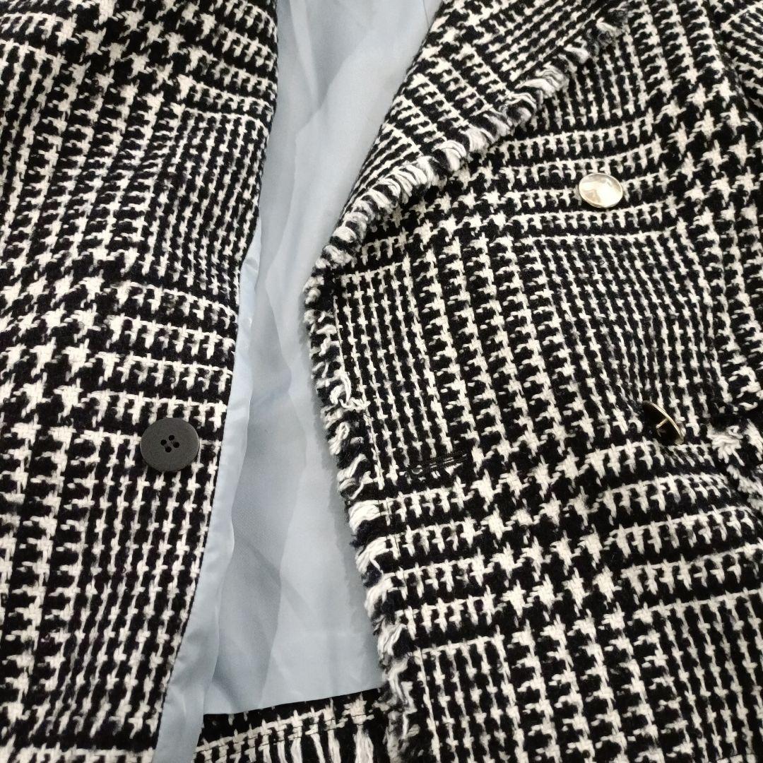 新品タグ付きノーリーズsophi 千鳥格子　ジャケット　金ボタン