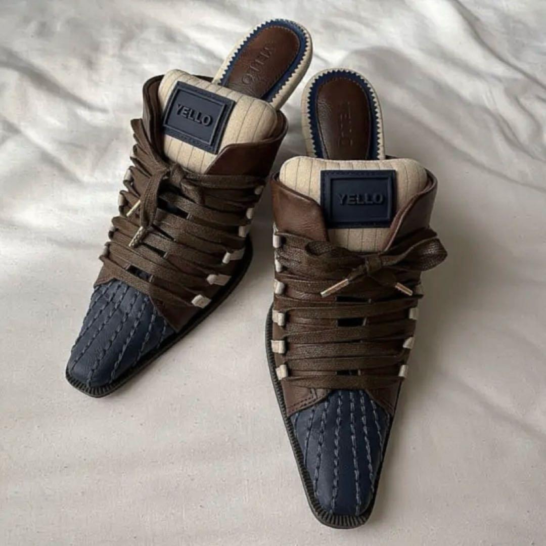 【完売品】YELLO スニーカーミュール