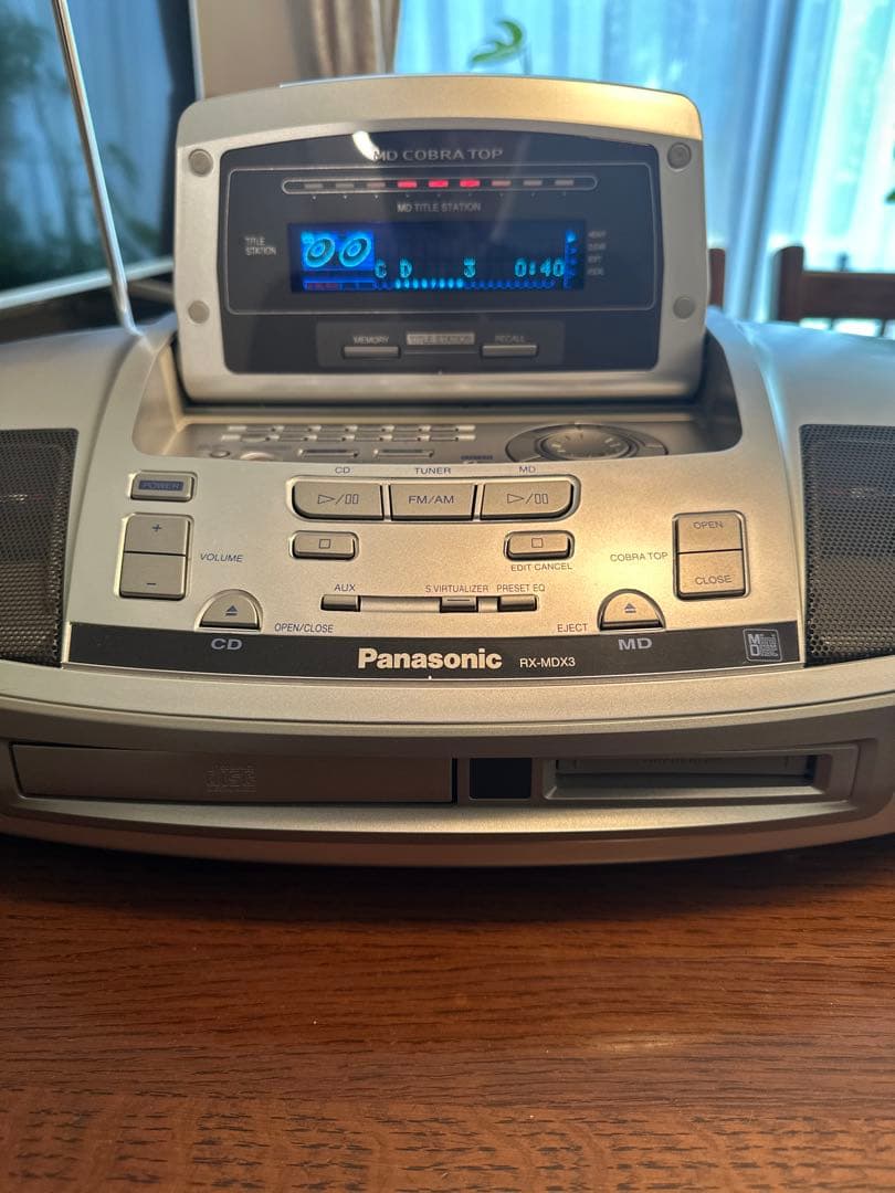 Panasonic RX-MDX3 CD・MD・ラジオコンポ　日本製