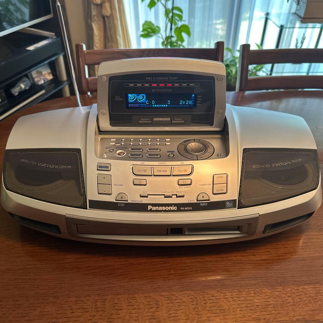 Panasonic RX-MDX3 CD・MD・ラジオコンポ　日本製