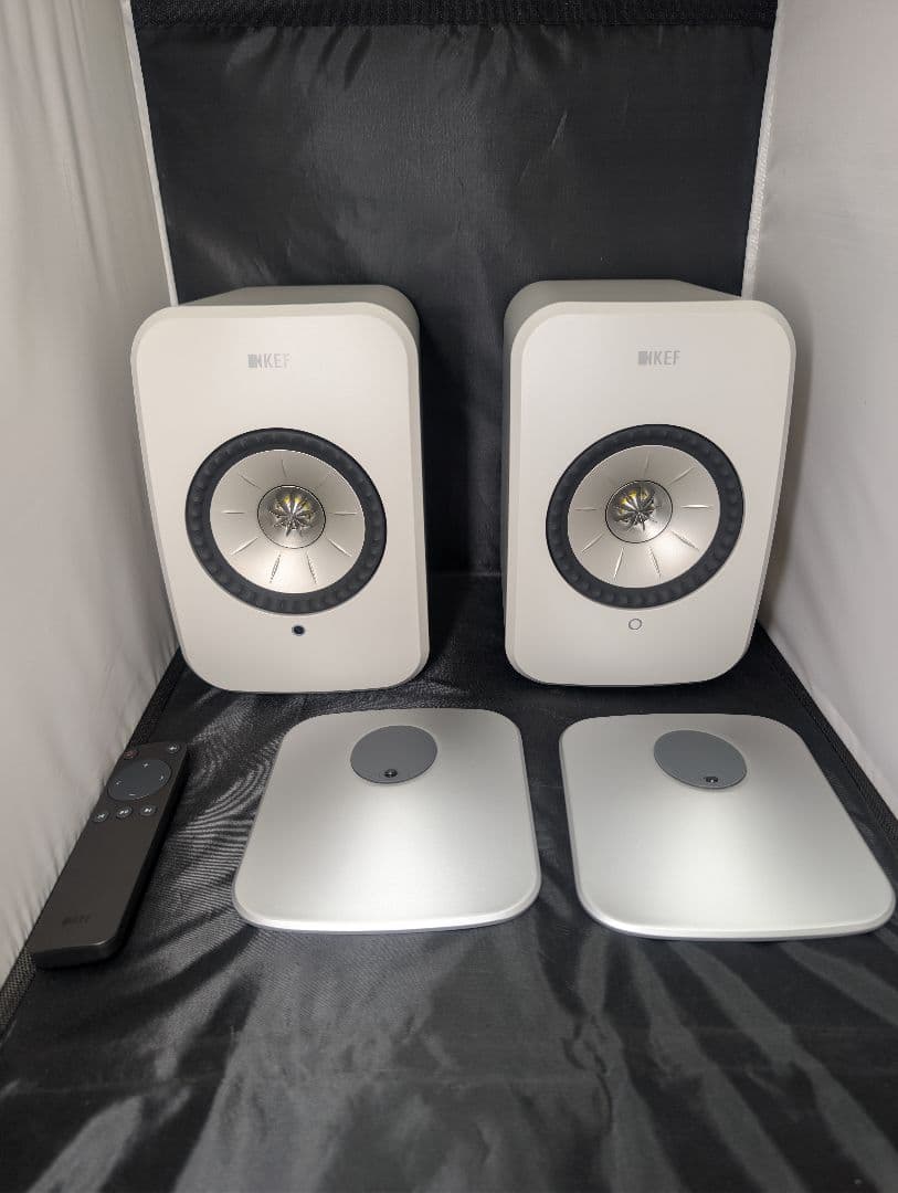 [中古美品]KEF LSX II LT + 専用スタンド スピーカー