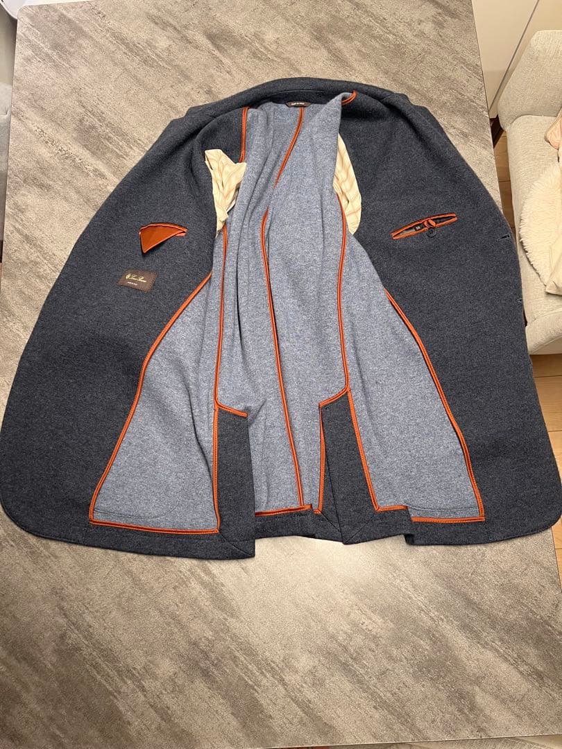 O35★美品★極上ジャージーカシミヤ シングルテーラードジャケット ロロピアーナ