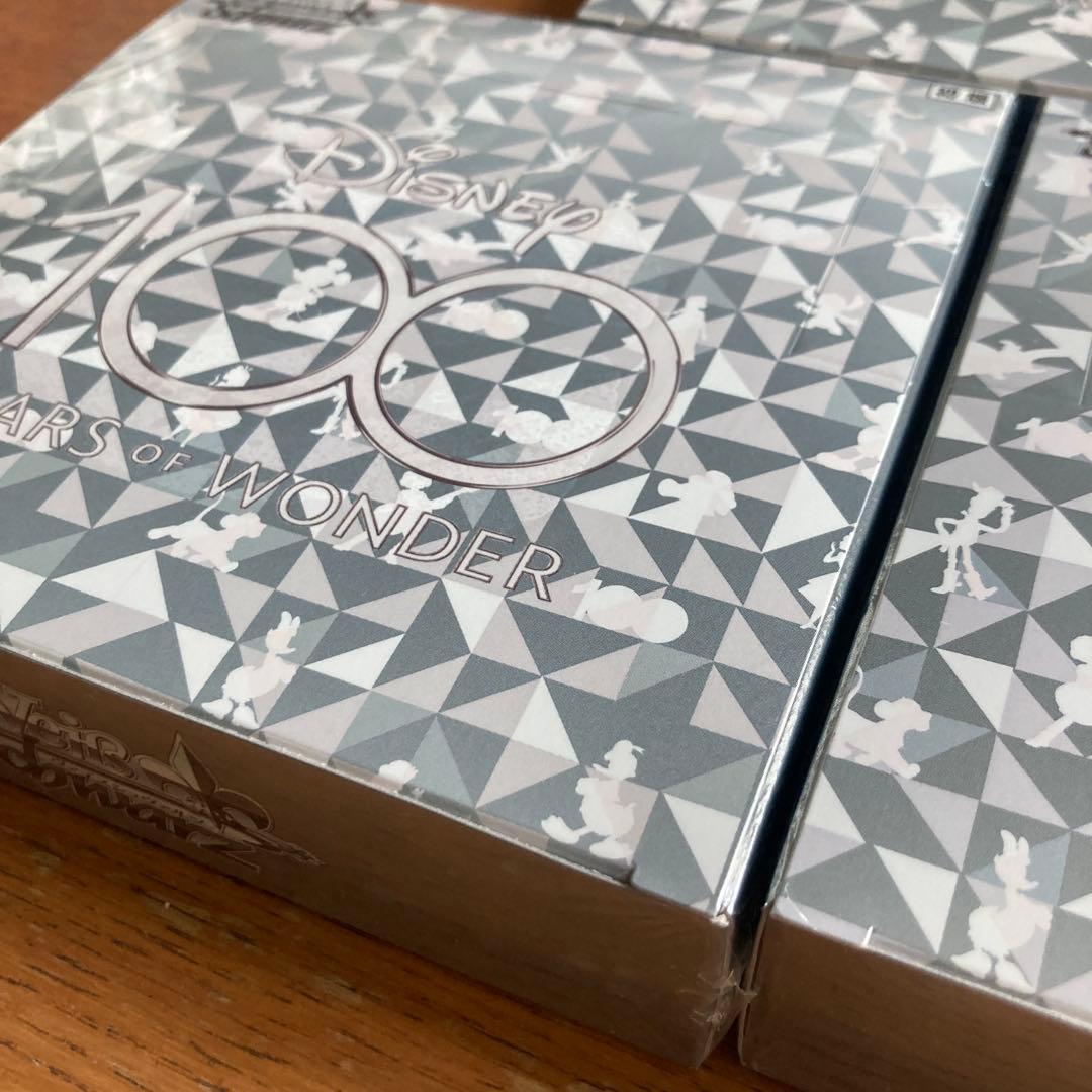 ヴァイスシュヴァルツ　ディズニー100 BOX 3個セット　シュリンク付き