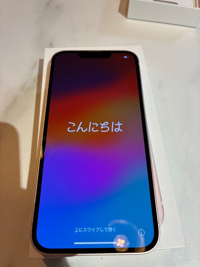 【美品】Apple iPhone 13 ピンク 本体と箱