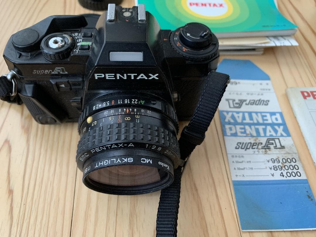 Pentax super A フィルム一眼レフカメラ ブラック