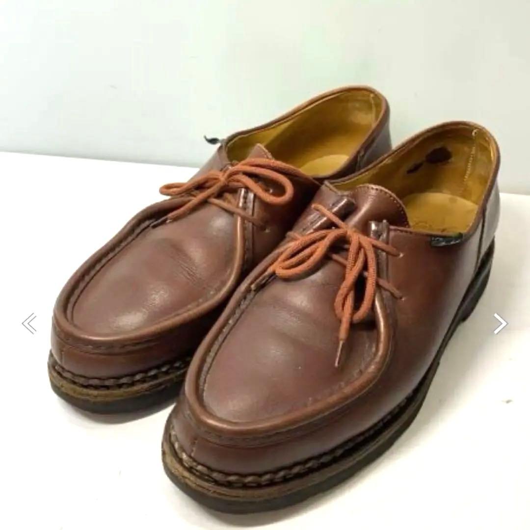 1296 Paraboot ミカエル 41 25.5cm マロン 茶色 レザー