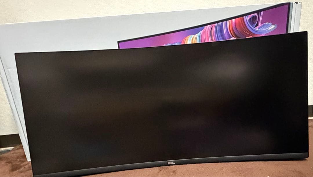 美品 Dell S3423DWC 34インチ 曲面 USB-Cモニター　元箱あり