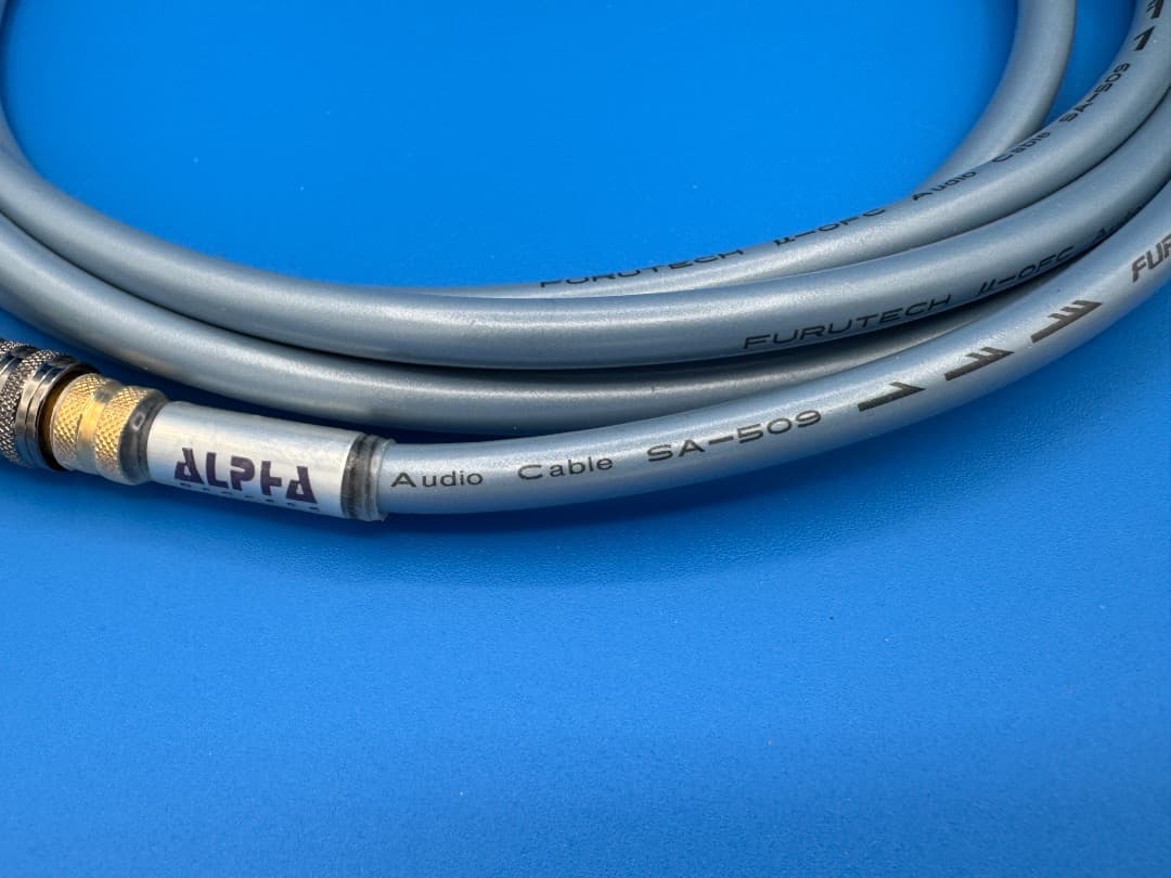 Furutech フルテック SA-509 RCAオーディオ ケーブル 3mペア