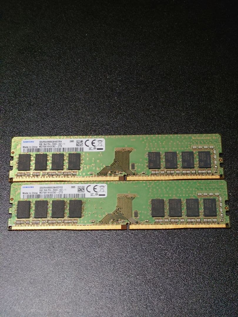 Samsung DDR4 メモリー 8GB×2枚組 16gb
