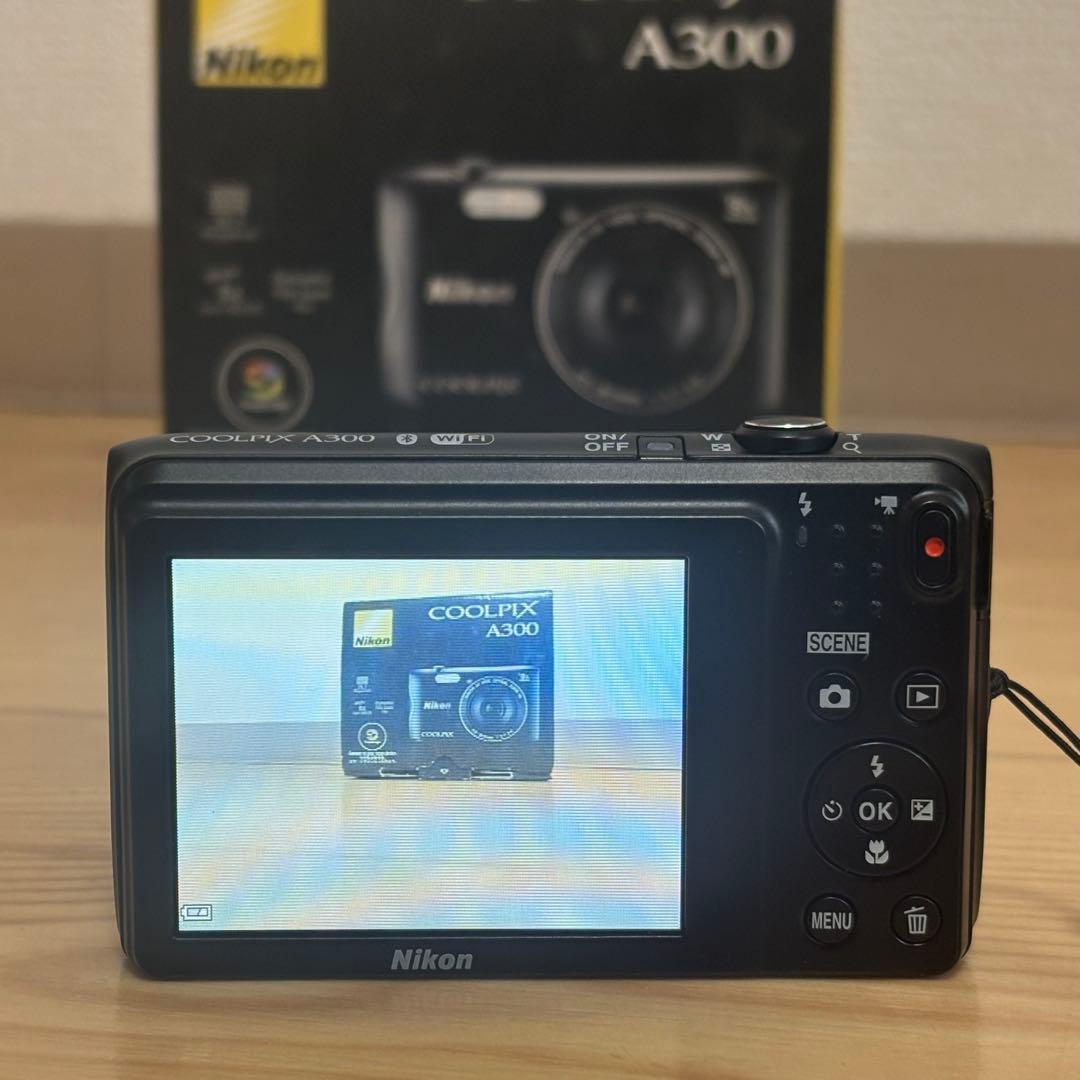 【美品】　Nikon Coolpix A300 ブラック デジカメ 訳あり
