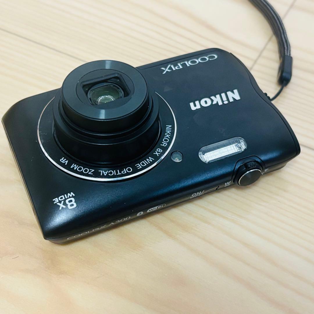 【美品】　Nikon Coolpix A300 ブラック デジカメ 訳あり