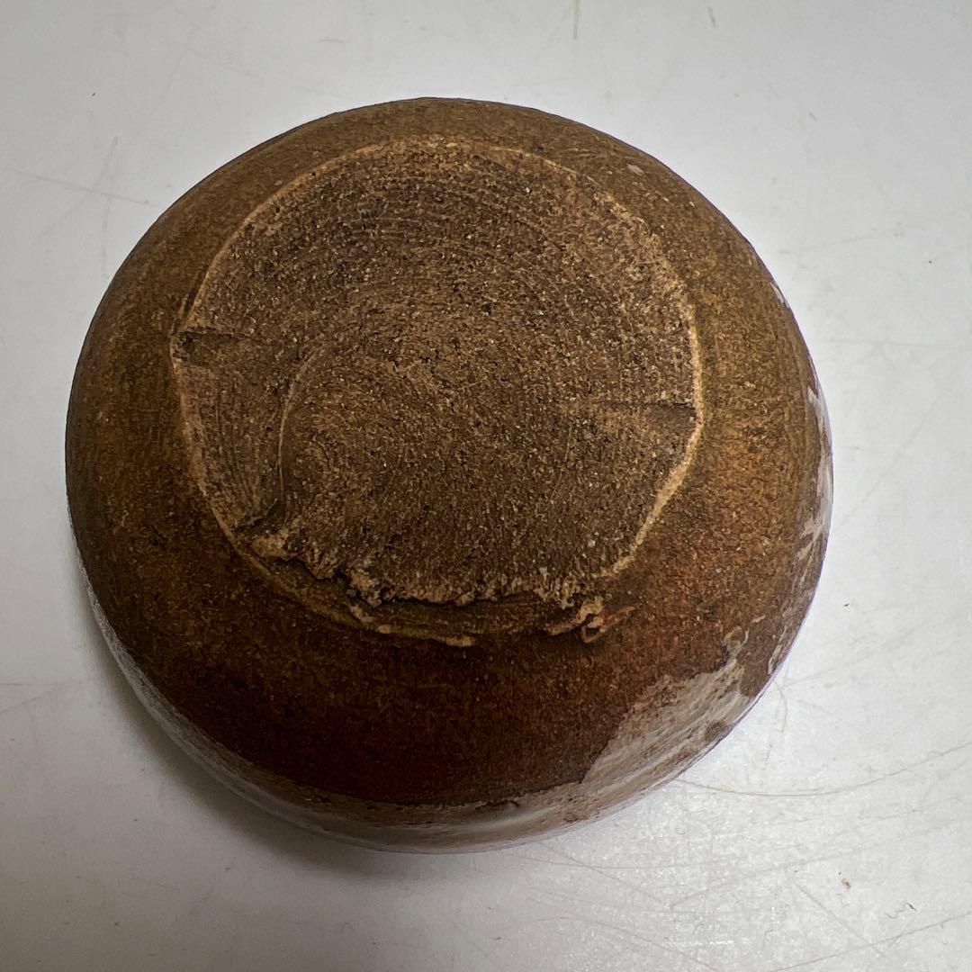 江戸初期　古唐津ぐい呑　口径約6.7㎝　東Y8-0113③
