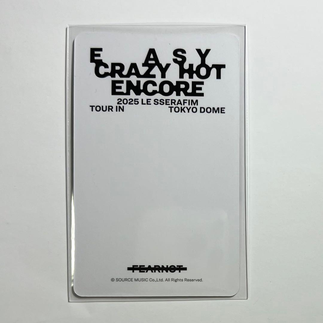 LE SSERAFIM FC チェウォン 新規入会 特典 メンバーシップ トレカ