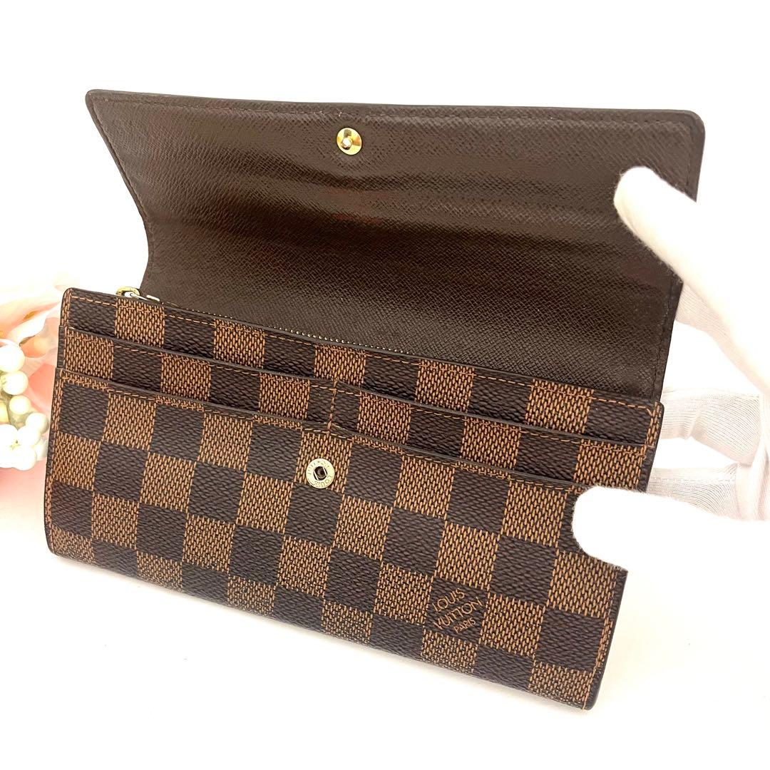 ポルトフォイユサラ ダミエ ルイヴィトン LOUIS VUITTON 長財布