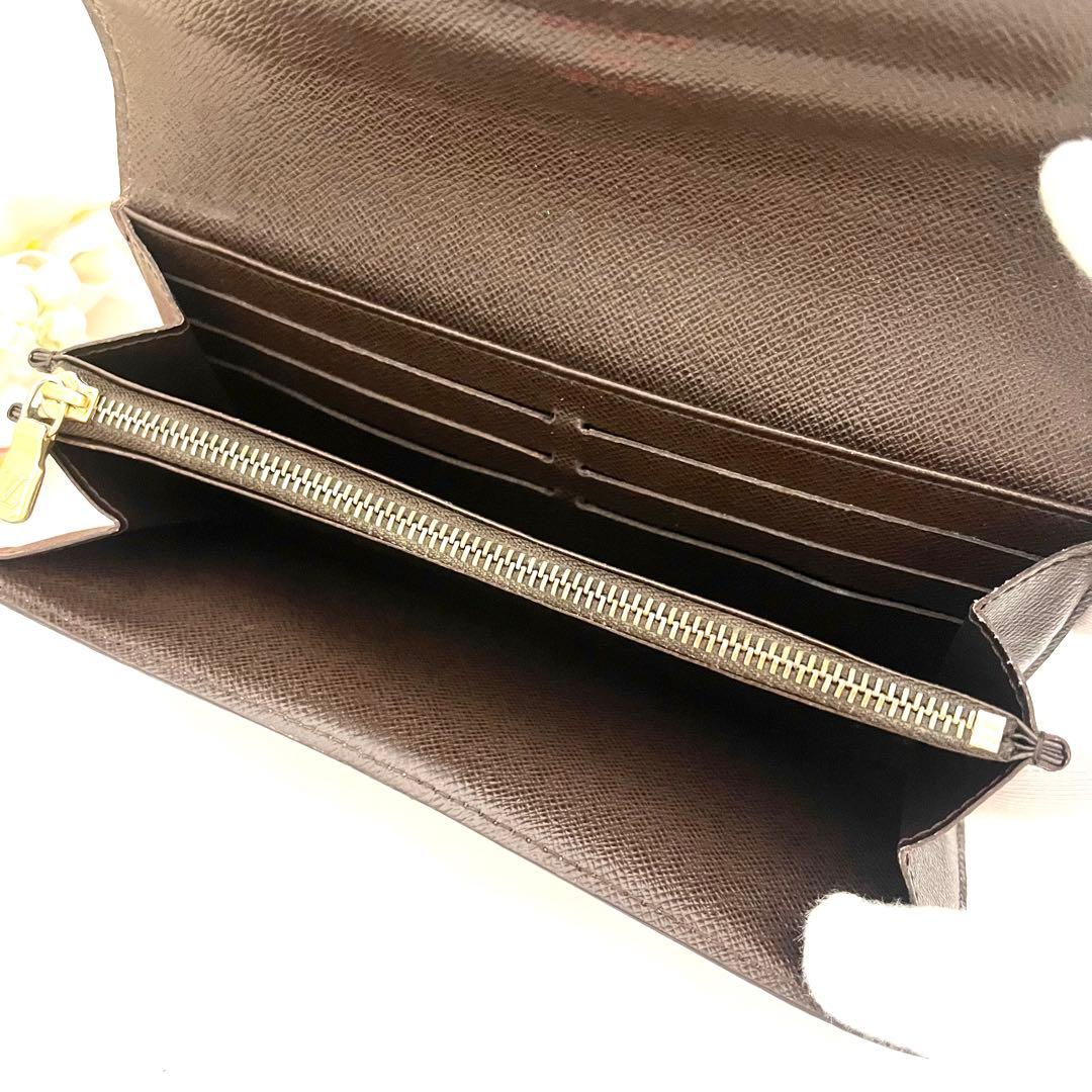 ポルトフォイユサラ ダミエ ルイヴィトン LOUIS VUITTON 長財布