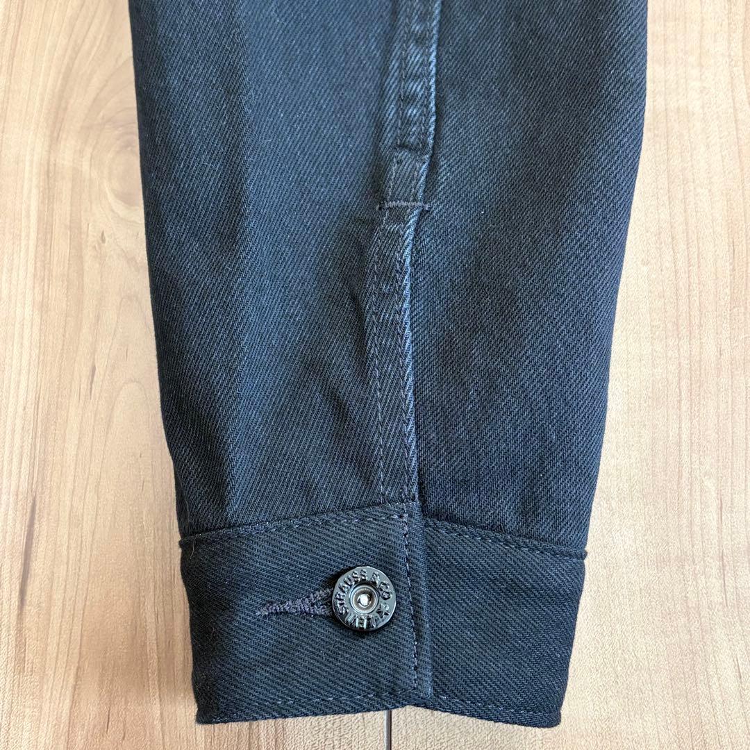 Levi’s　2nd　セカンド　トラッカー ジャケット　レザー　デニム　黒　M