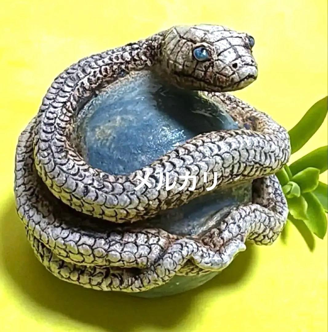 美しい白蛇様✨縁起物、巳年、陶器人形、置物、縁起物、作家、白蛇、スピリチュアル