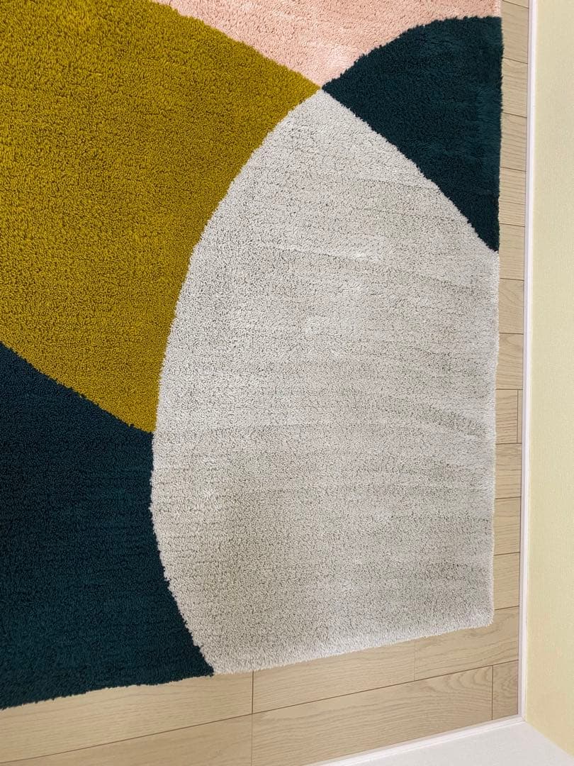 美品　unico アクリルラグ PLATTA(プラッタ) 140×200