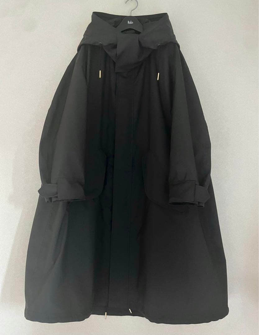 【美品】THE RERACS /モッズロングコート　BLACK 36