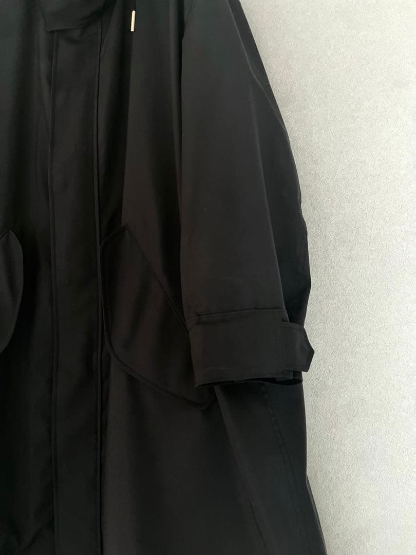 【美品】THE RERACS /モッズロングコート　BLACK 36