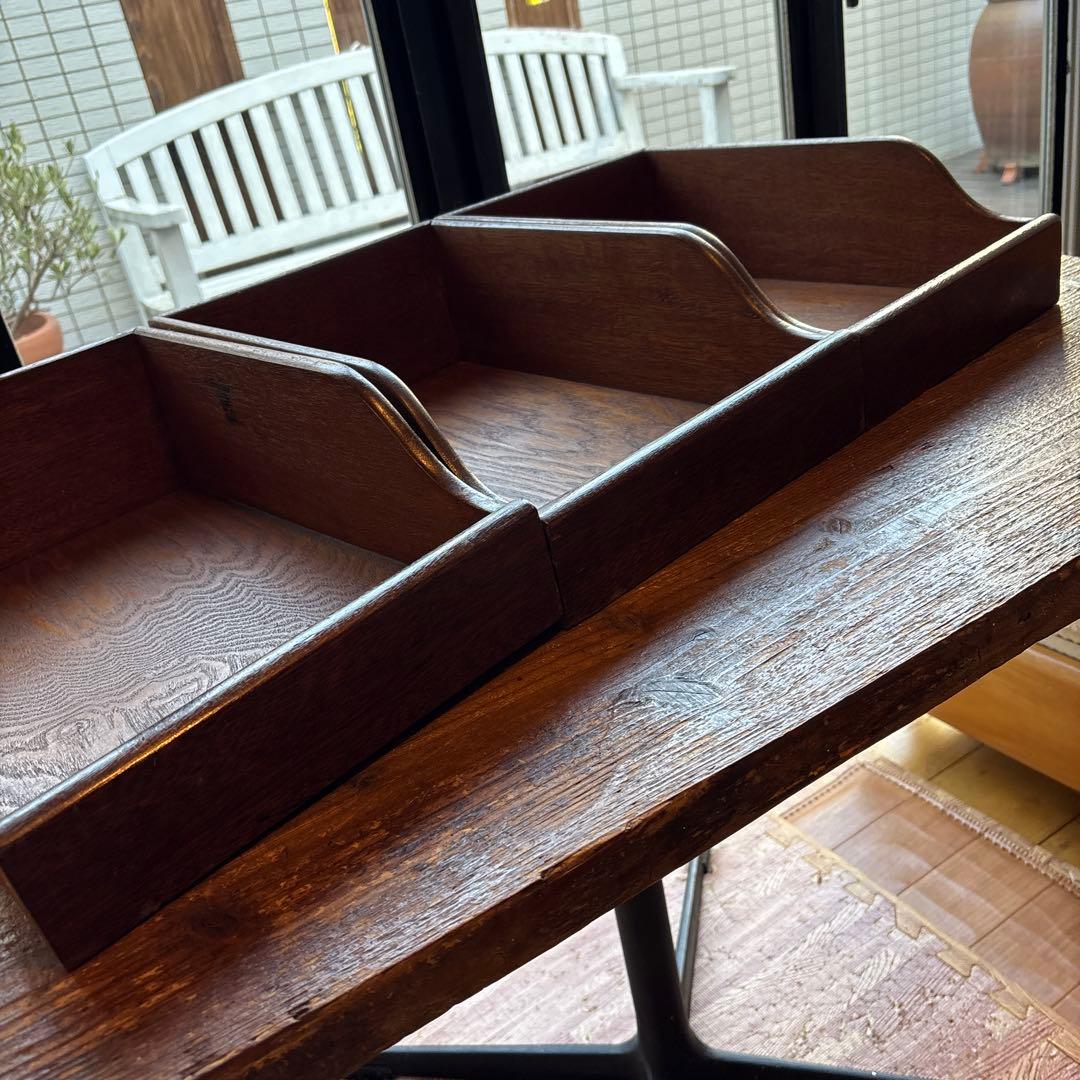 3個セット　木製　ボックス　引出し　引き出し　ヴィンテージ アンティーク