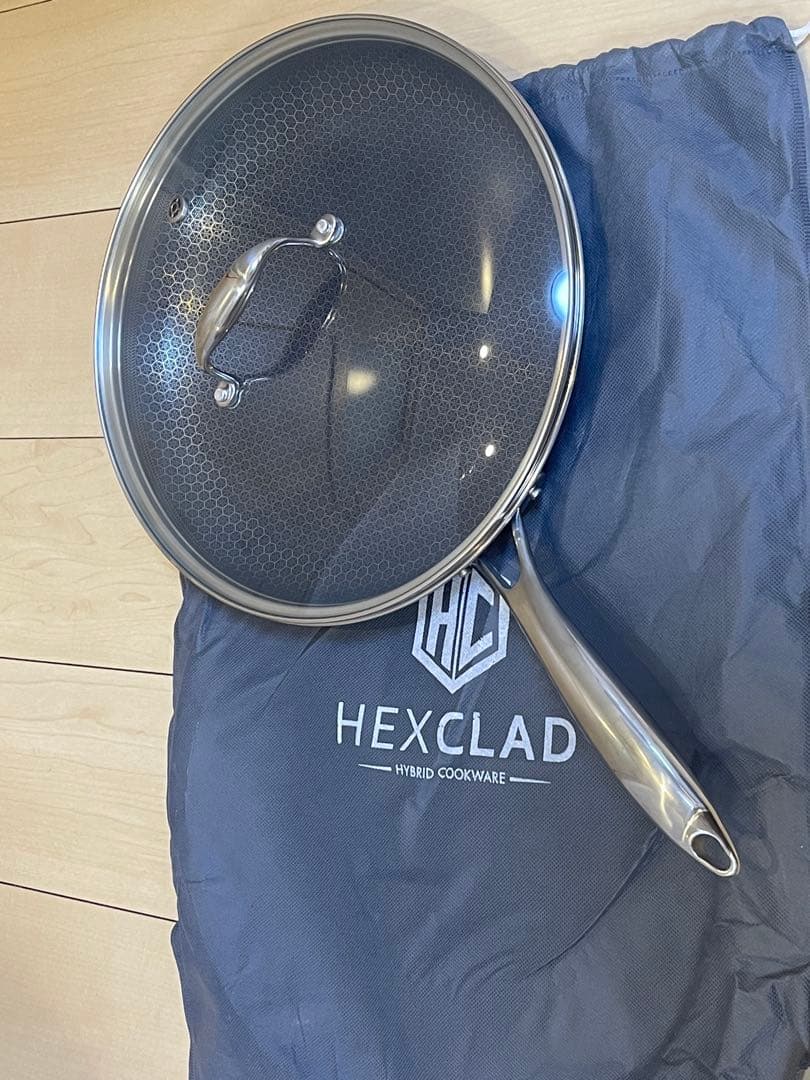 HexClad ハイブリッド フライパン 【30cm】ヘックスクラッド 蓋つき