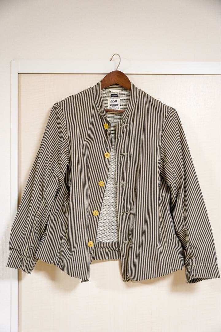 ナナミカ　nanamica Band Collar Stripe Jacket
