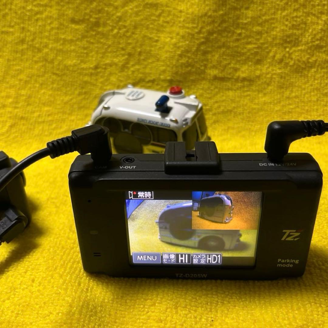 ☆美品☆整備品★内蔵電池交換済★ セルスターTZ-D205W 新品SDカード付