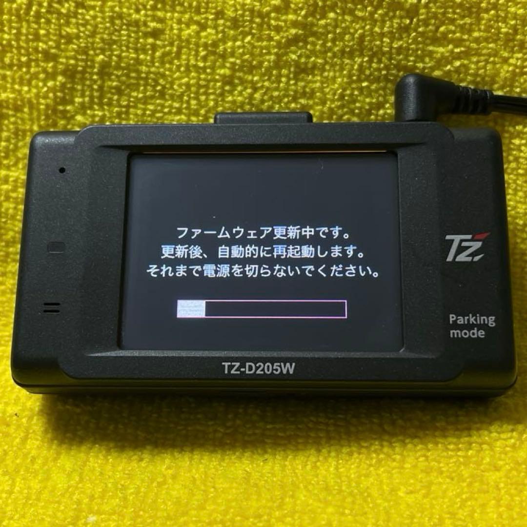☆美品☆整備品★内蔵電池交換済★ セルスターTZ-D205W 新品SDカード付