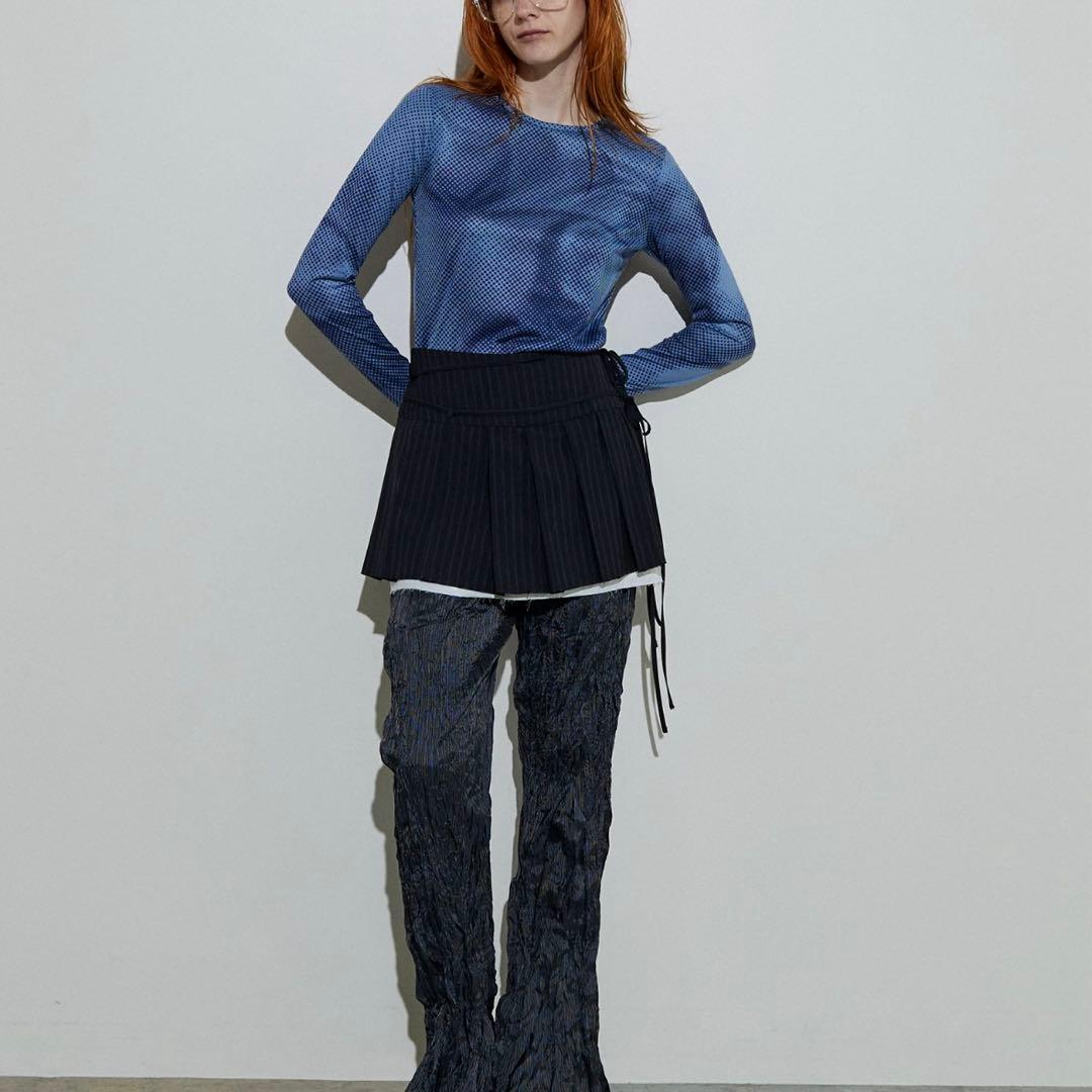 【MAISON SPECIAL/メゾンスペシャル】 プリーツラップミニスカート