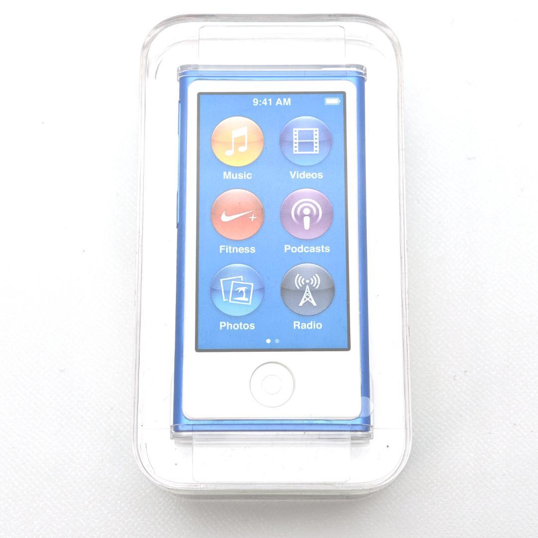 iPod nano 第7世代 16GB ブルー MKN02J/A 未開封未使用品