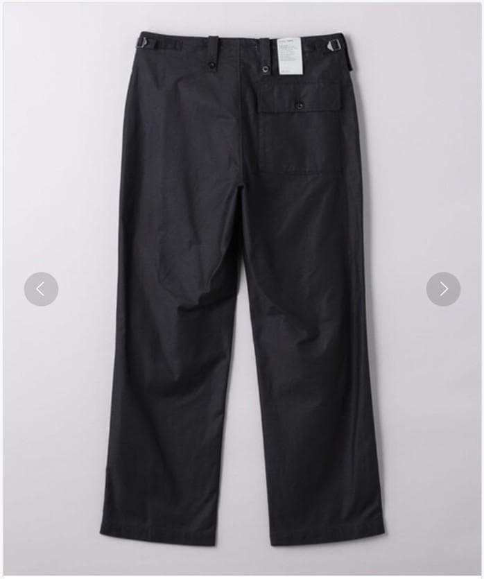 【新品】ユナイテッドアローズ/シオタ ミリタリーパンツ ブラック L