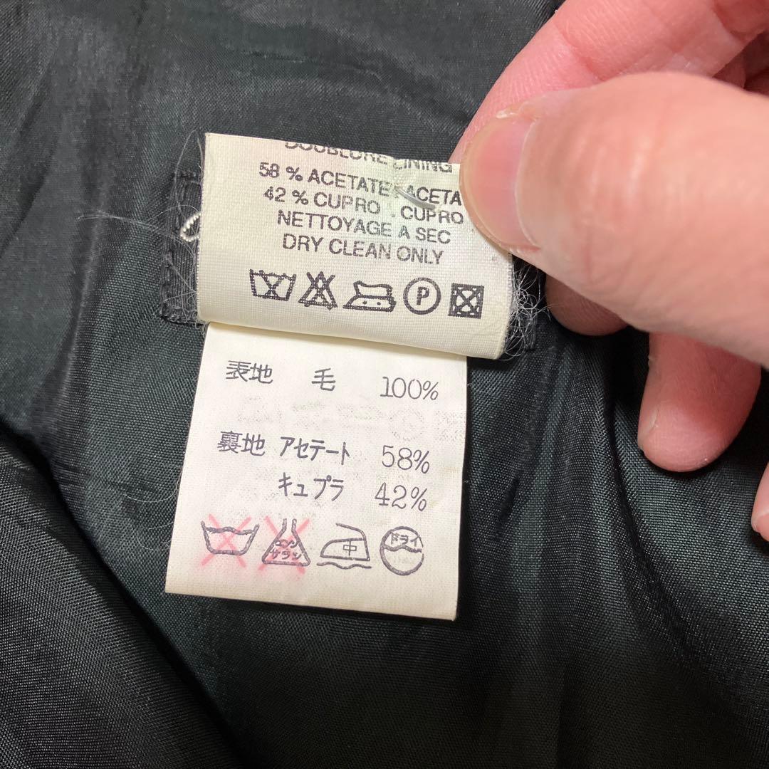 90s agnès b. HOMME ウールスラックスブラック フランス製 40