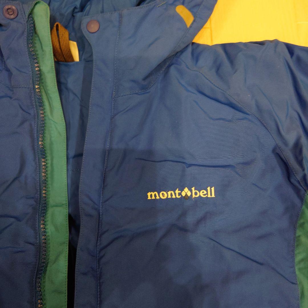 ❗️お値下げ❗️mont-bellパウダーライトジャケット&ビブ160セット中古