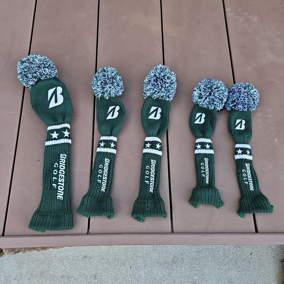 値下しました！！TOUR B キャディバッグ ヘッドカバー6個付き