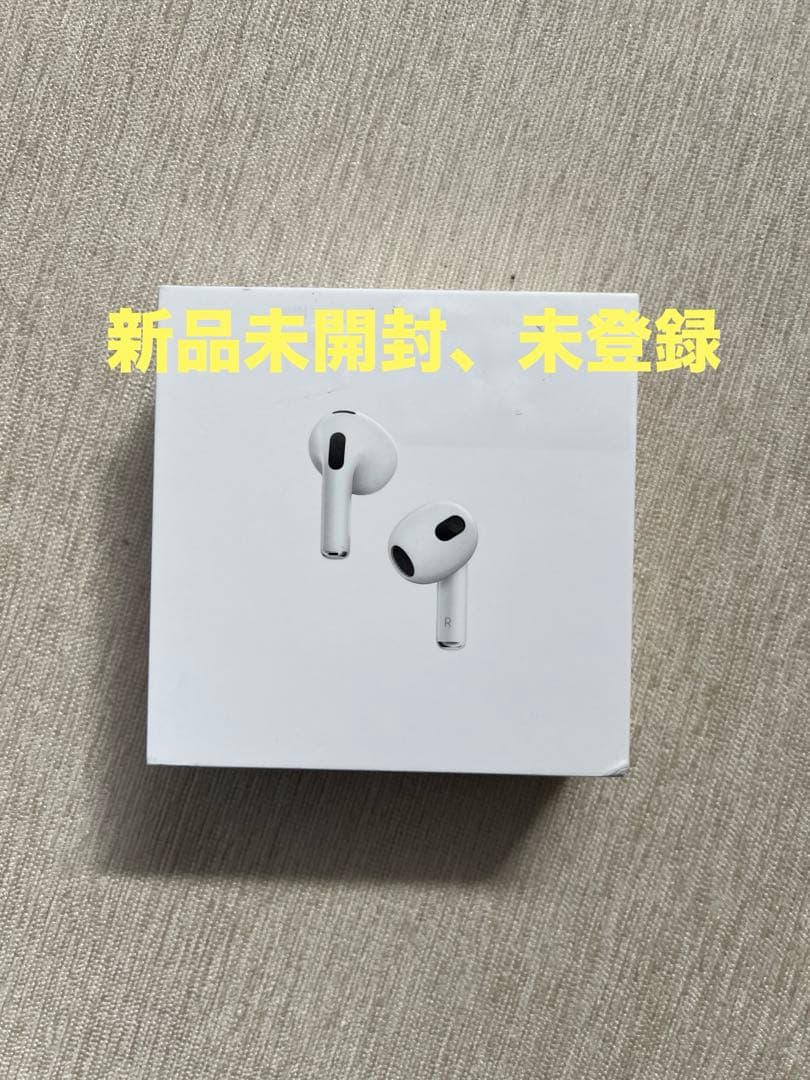Apple Air Pods第3世代新品未開封　MME73J/A