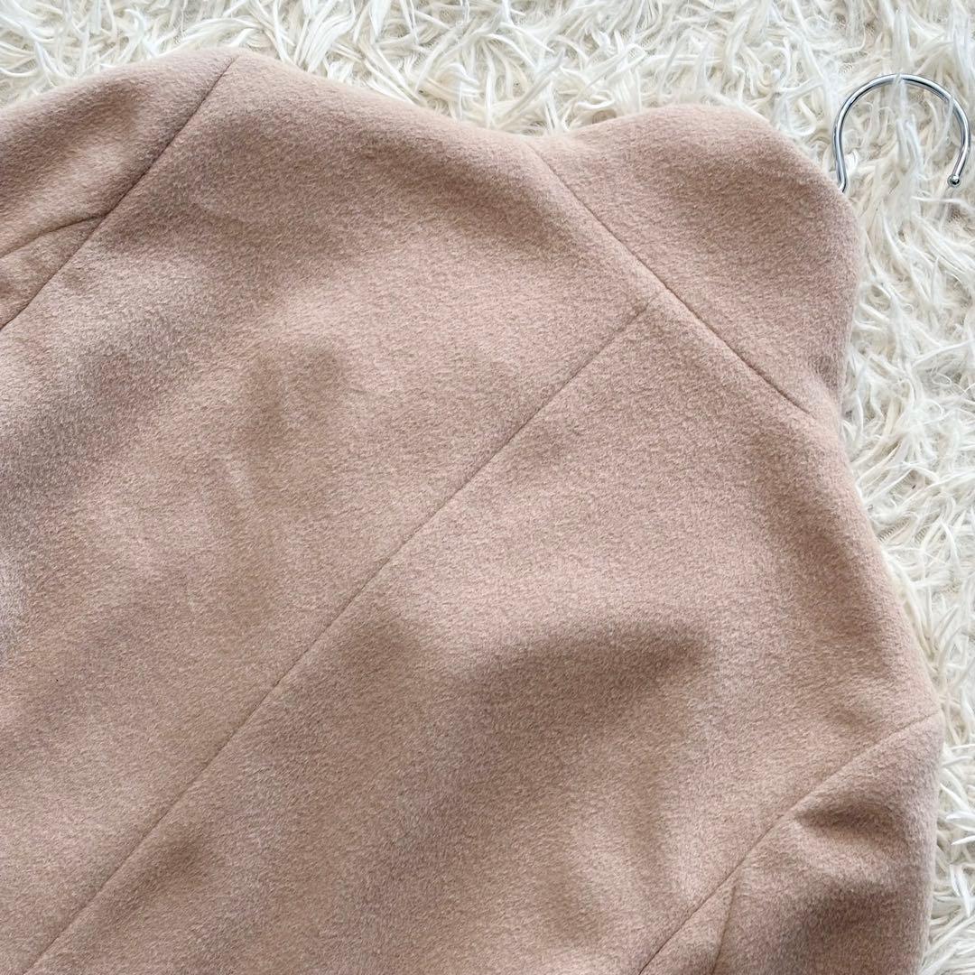 ✨極美品✨ アナイ アンゴラビーバーショートコート スタンドカラー ウール混